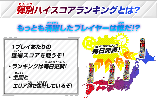 弾別ハイスコアランキングとは