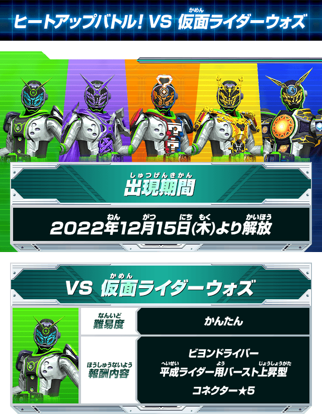 ヒートアップバトル！VS 仮面ライダーウォズ