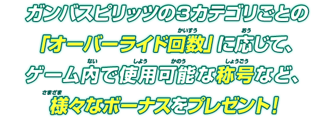 様々なボーナスをプレゼント予定!