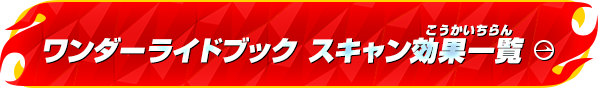 ワンダーライドブック スキャン効果一覧